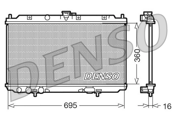 Radiator, engine cooling