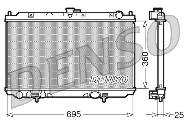 Radiator, engine cooling