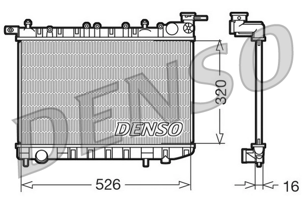 Radiator, engine cooling