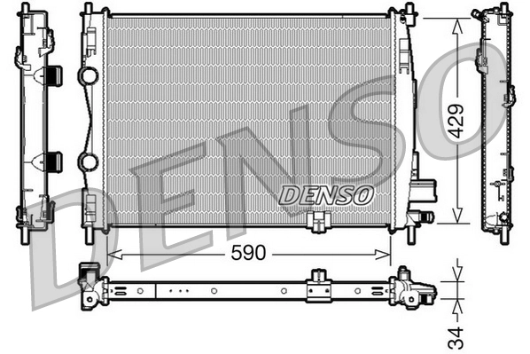 Radiator, engine cooling