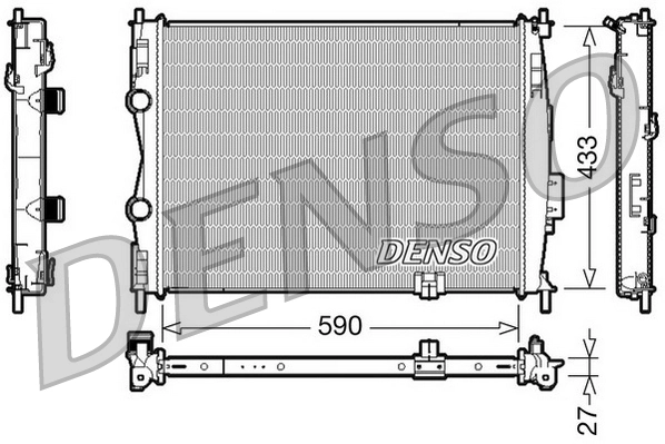 Radiator, engine cooling