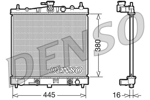 Radiator, engine cooling