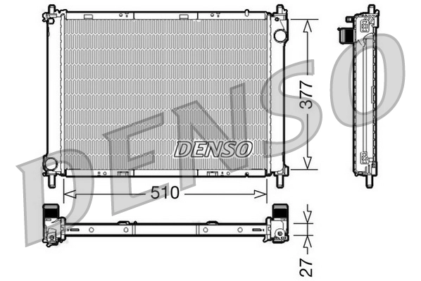 Radiator, engine cooling