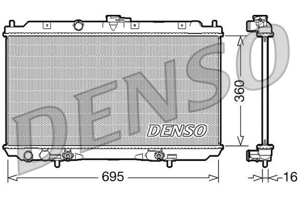 Radiator, engine cooling