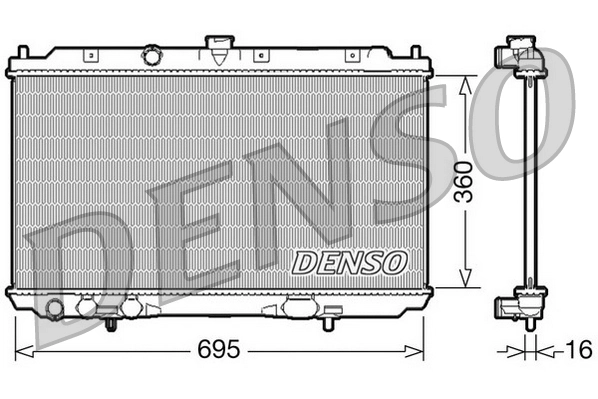 Radiator, engine cooling