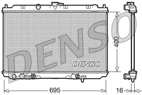 Radiator, engine cooling