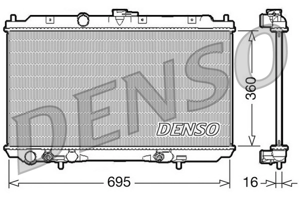 Radiator, engine cooling
