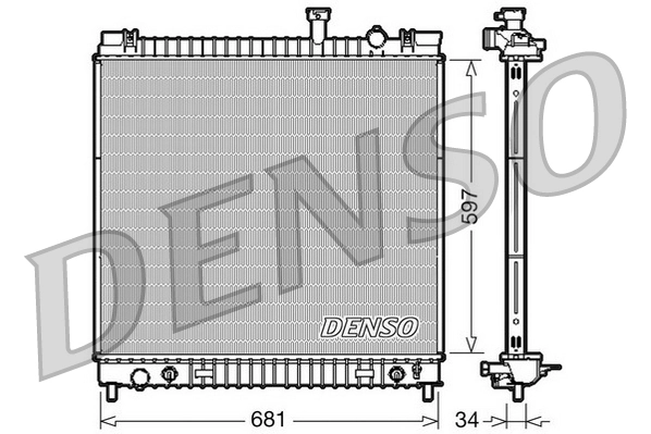 Radiator, engine cooling
