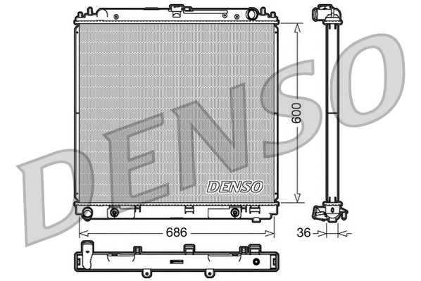 Radiator, engine cooling