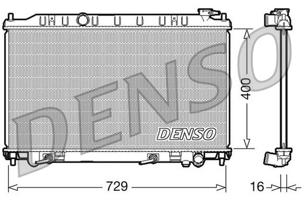 Radiator, engine cooling