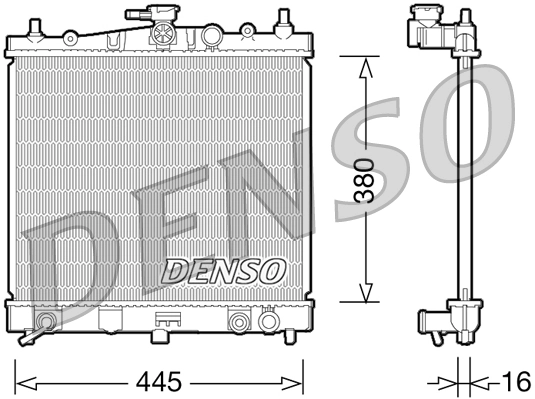 Radiator, engine cooling