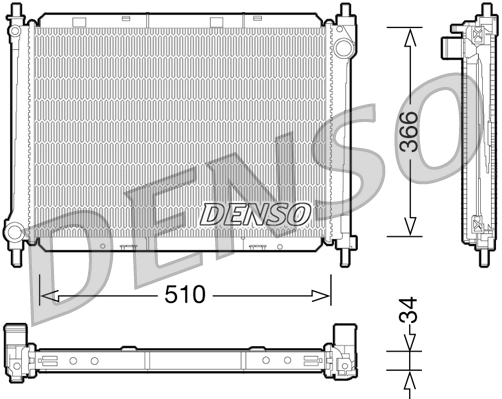 Radiator, engine cooling