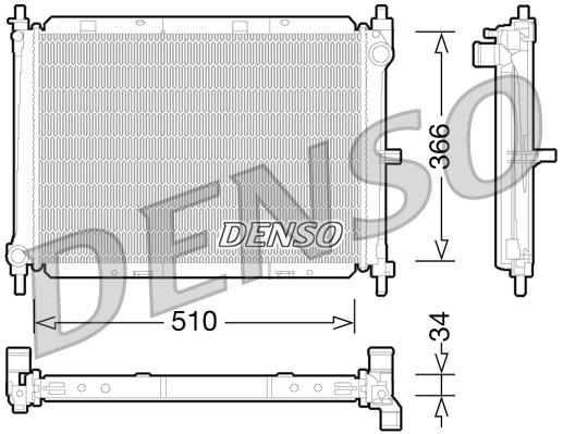 Radiator, engine cooling