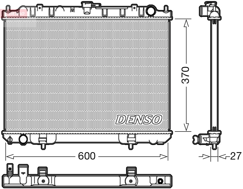 Radiator, engine cooling