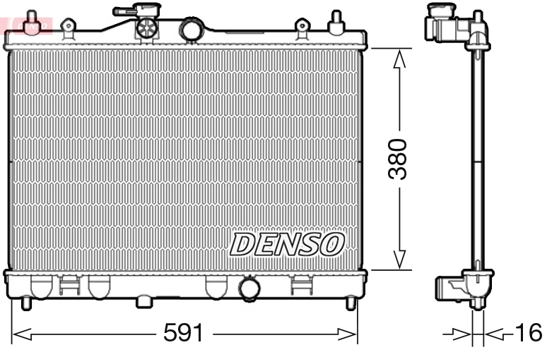 Radiator, engine cooling