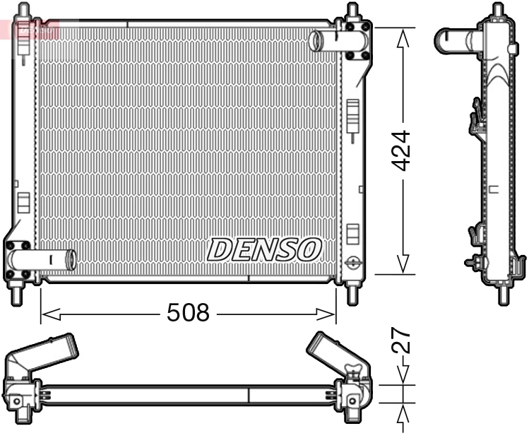 Radiator, engine cooling