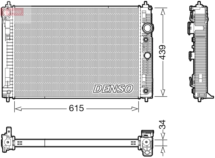 Radiator, engine cooling