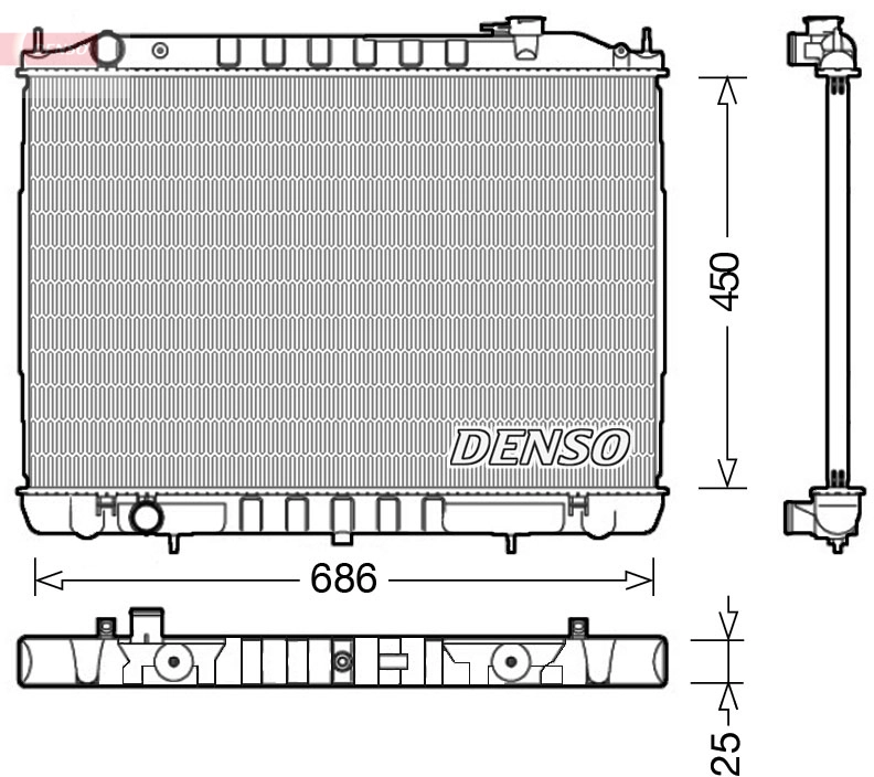 Radiator, engine cooling