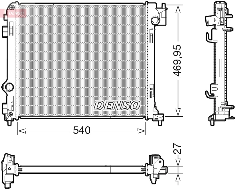 Radiator, engine cooling