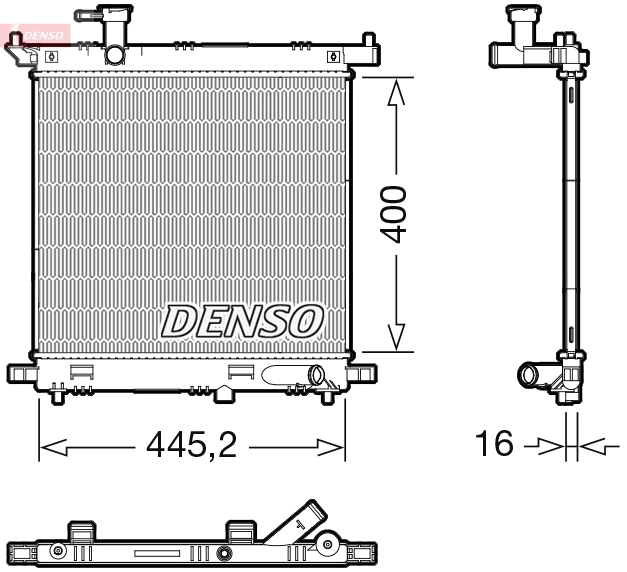 Radiator, engine cooling