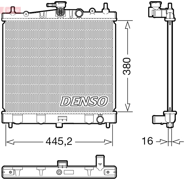 Radiator, engine cooling