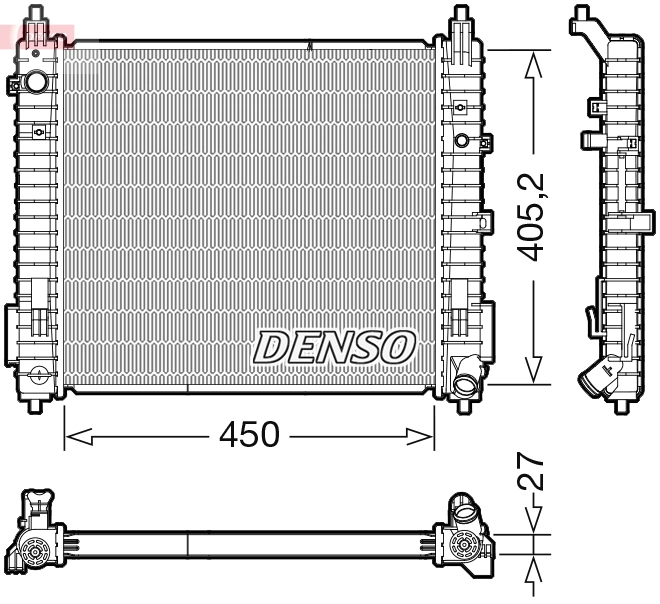 Radiator, engine cooling