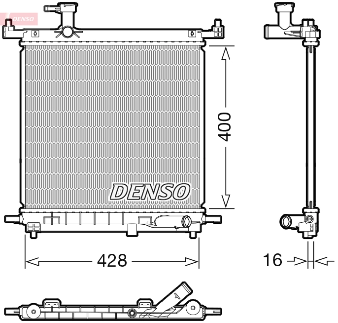Radiator, engine cooling