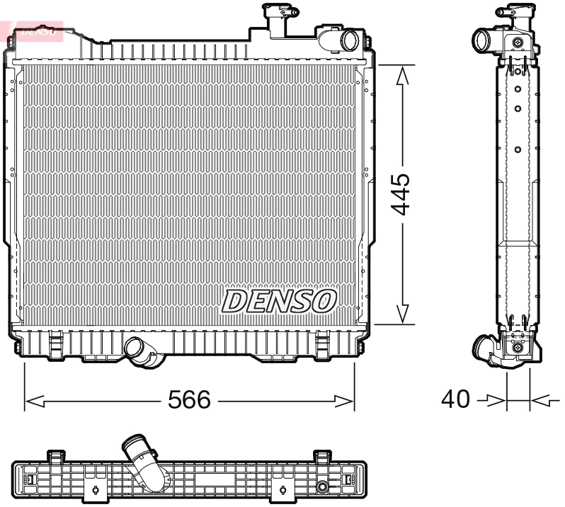 Radiator, engine cooling