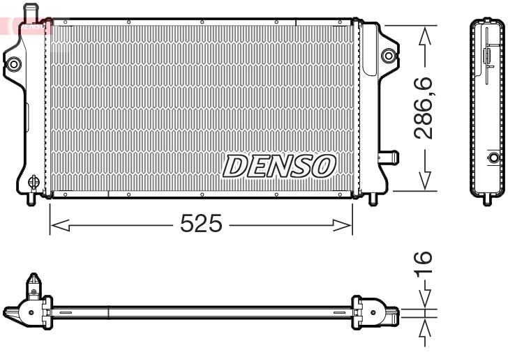 Radiator, engine cooling