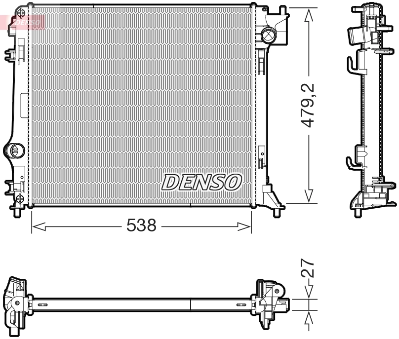 Radiator, engine cooling