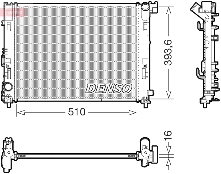Radiator, engine cooling