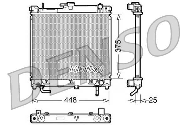 Radiator, engine cooling
