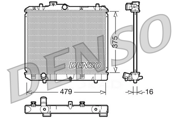 Radiator, engine cooling