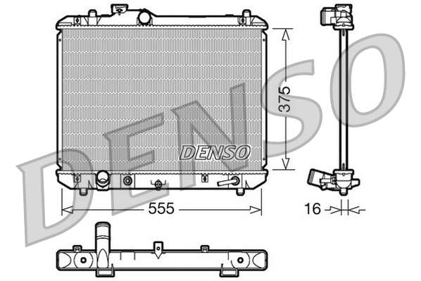 Radiator, engine cooling