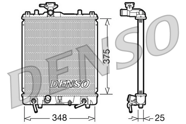 Radiator, engine cooling
