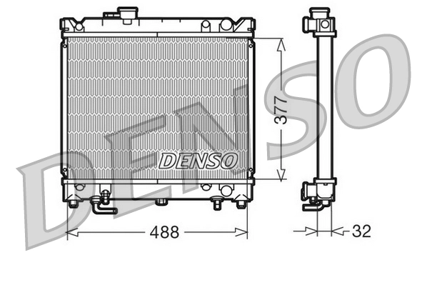Radiator, engine cooling