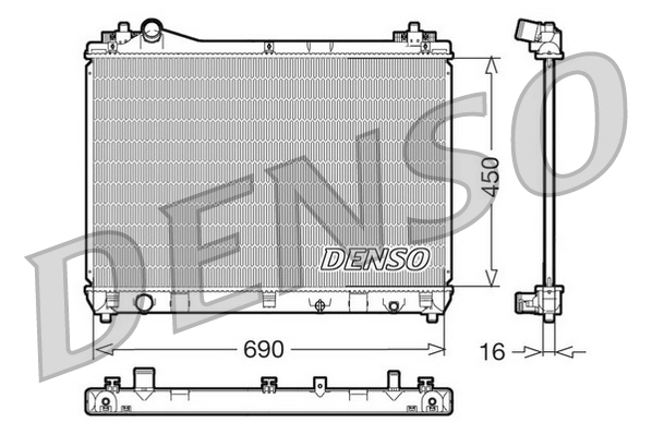 Radiator, engine cooling