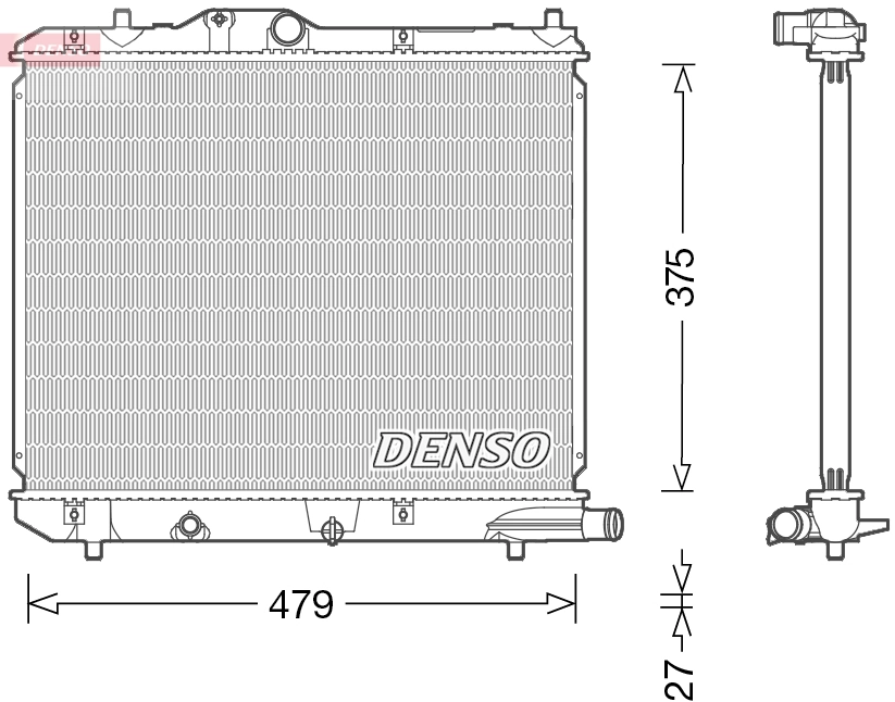 Radiator, engine cooling