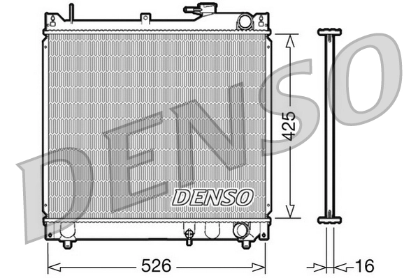 Radiator, engine cooling