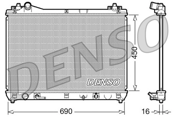 Radiator, engine cooling