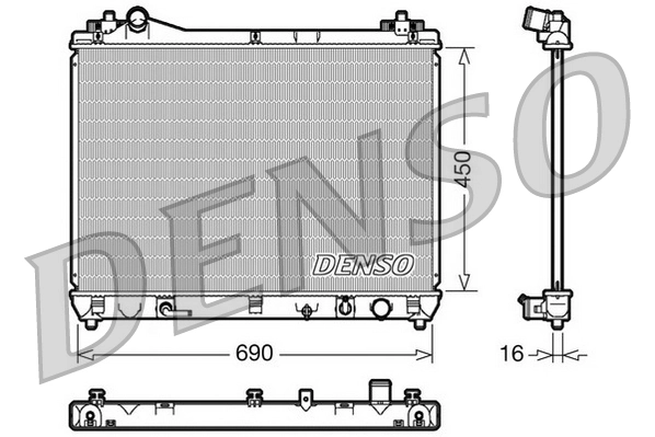 Radiator, engine cooling