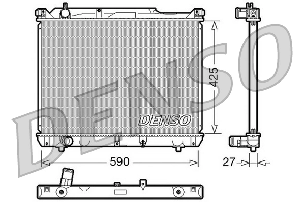 Radiator, engine cooling