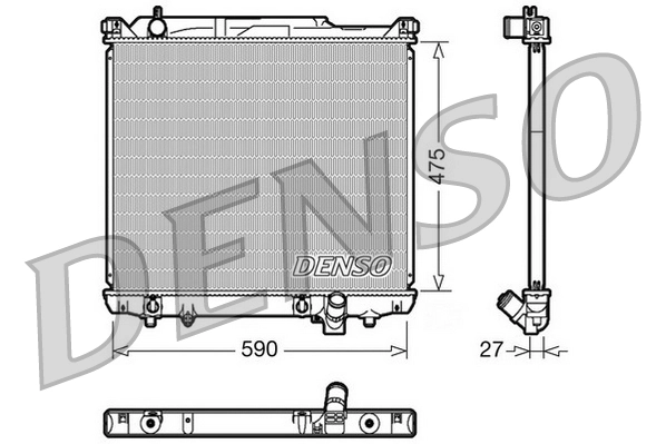 Radiator, engine cooling
