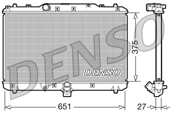 Radiator, engine cooling