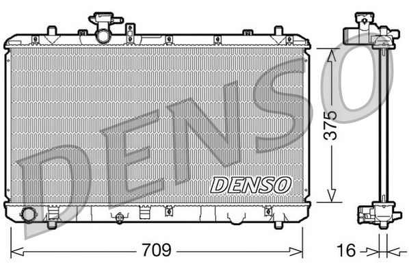 Radiator, engine cooling