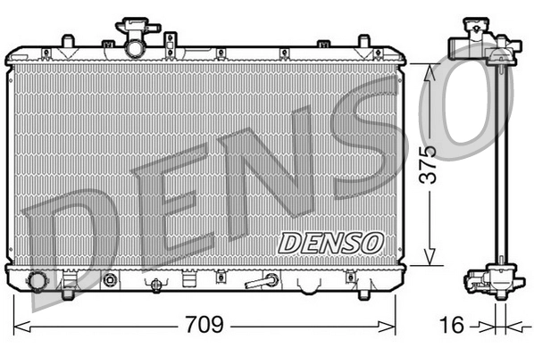 Radiator, engine cooling