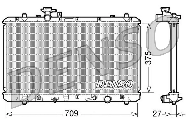 Radiator, engine cooling