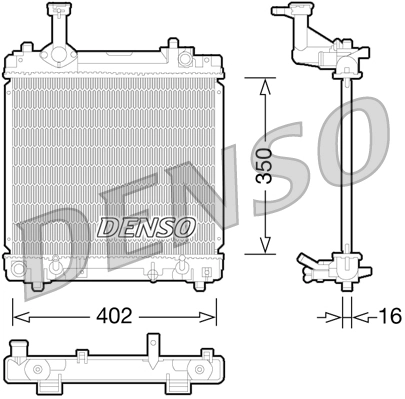 Radiator, engine cooling