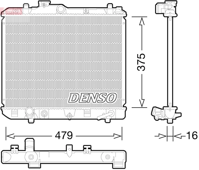 Radiator, engine cooling