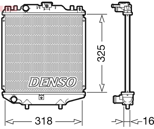 Radiator, engine cooling